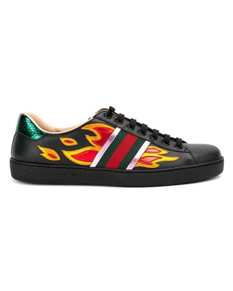 gucci sneakers flame|best gucci sneakers 2022.